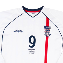 2002 Inglaterra 1a Equipación Manga Larga product image 3