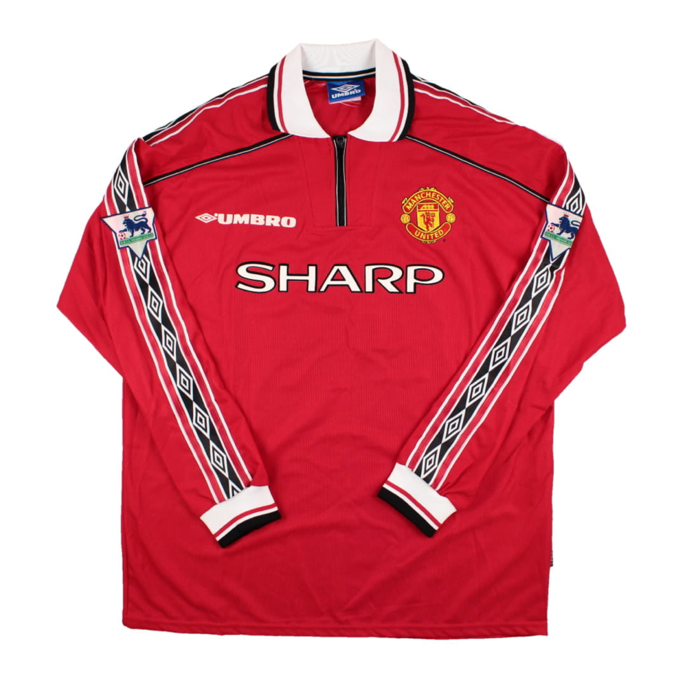 1998-00 Manchester United FC 1a Equipación Manga Larga product image