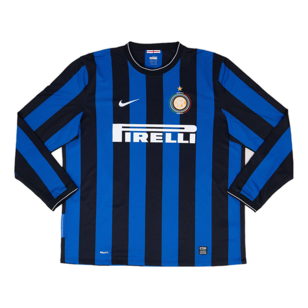 2009-10 FC Internazionale Milano 1a Equipación Manga Larga product image