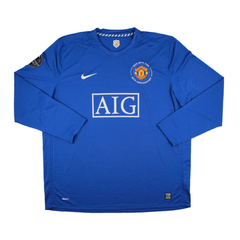2008-09 Manchester United FC 3a Equipación Manga Larga Jewel Jersey