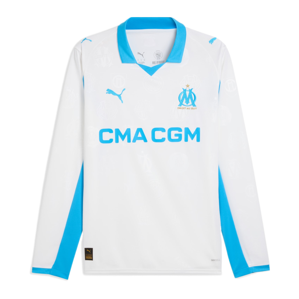 2025-26 Olympique de Marseille 1a Equipación Manga Larga product image