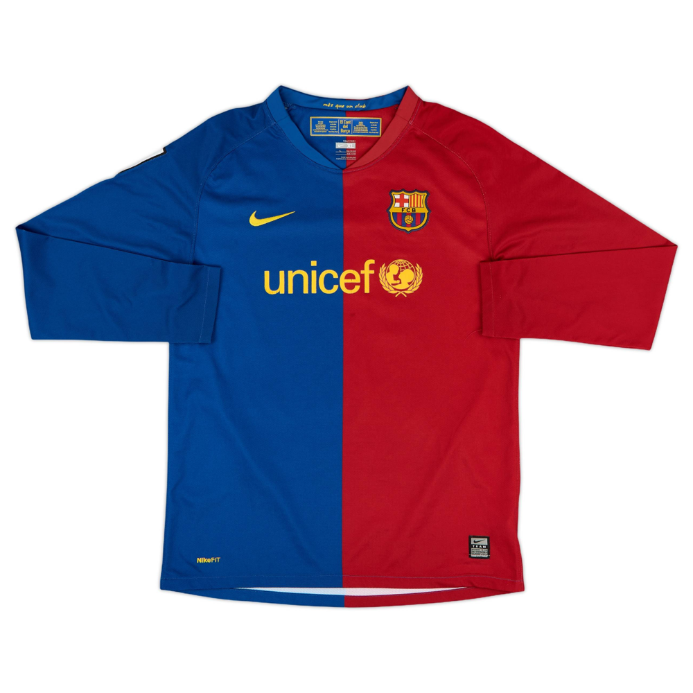 2008-09 FC Barcelona 1a Equipación Manga Larga product image