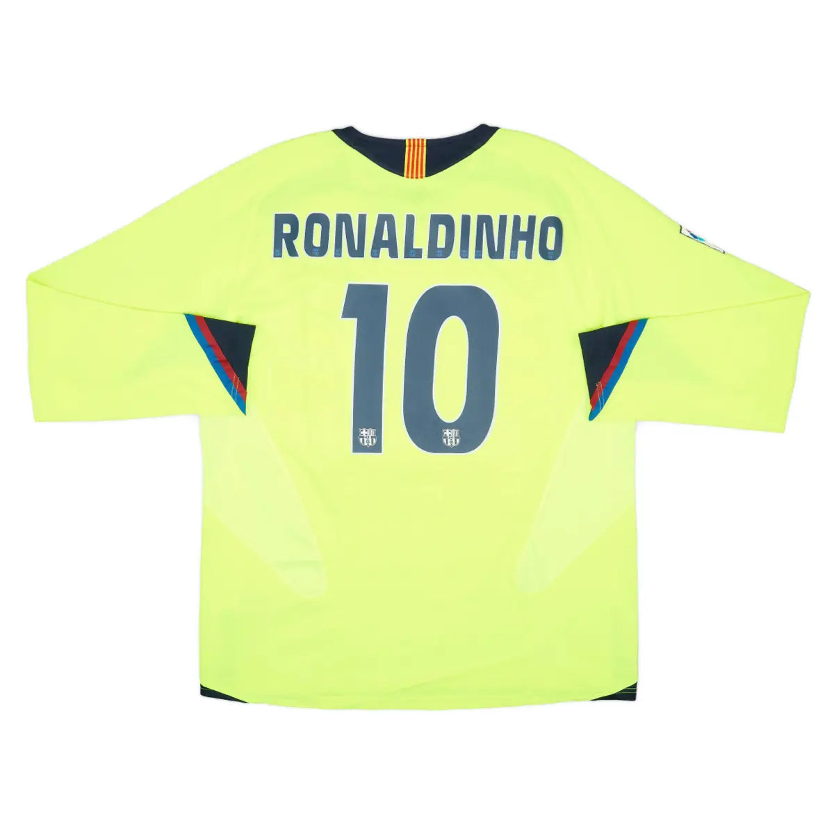2005-06 FC Barcelona 2a Equipación Manga Larga Jewel Jersey
