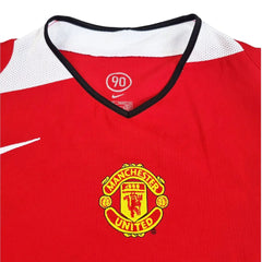 2004-06 Manchester United FC 1a Equipación Manga Larga Jewel Jersey