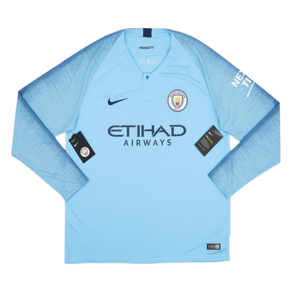 2018-19 Manchester City FC 1a Equipación Manga Larga product image