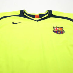 2005-06 FC Barcelona 2a Equipación Manga Larga Jewel Jersey