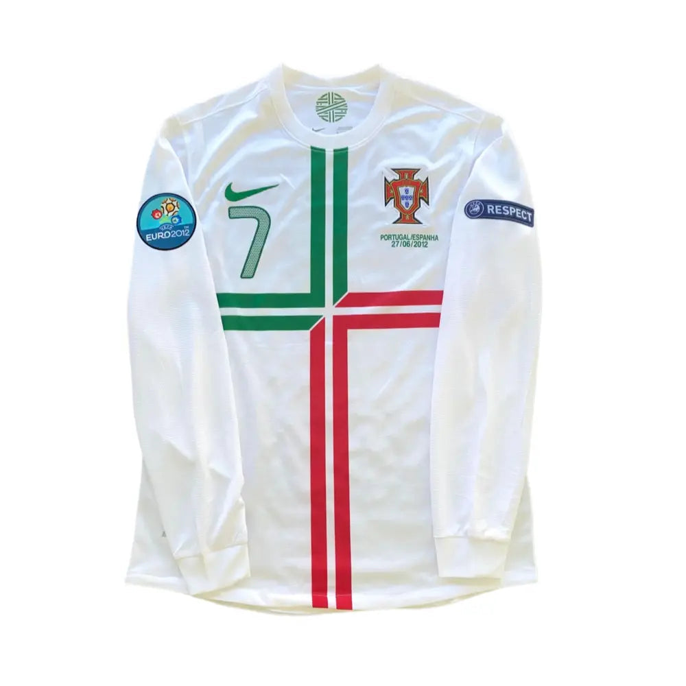 2012 Portugal 2a Equipación Manga Larga Jewel Jersey