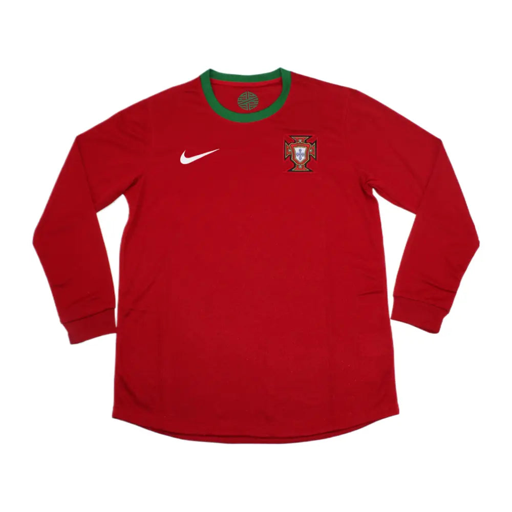 2012 Portugal 1a Equipación Manga Larga Jewel Jersey