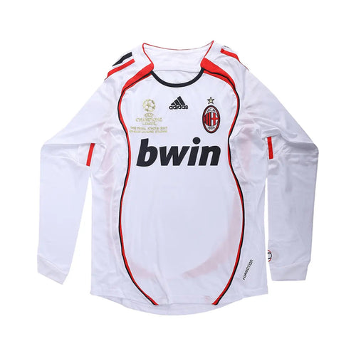 2006-07 AC Milan 2a Equipación Manga Larga Jewel Jersey