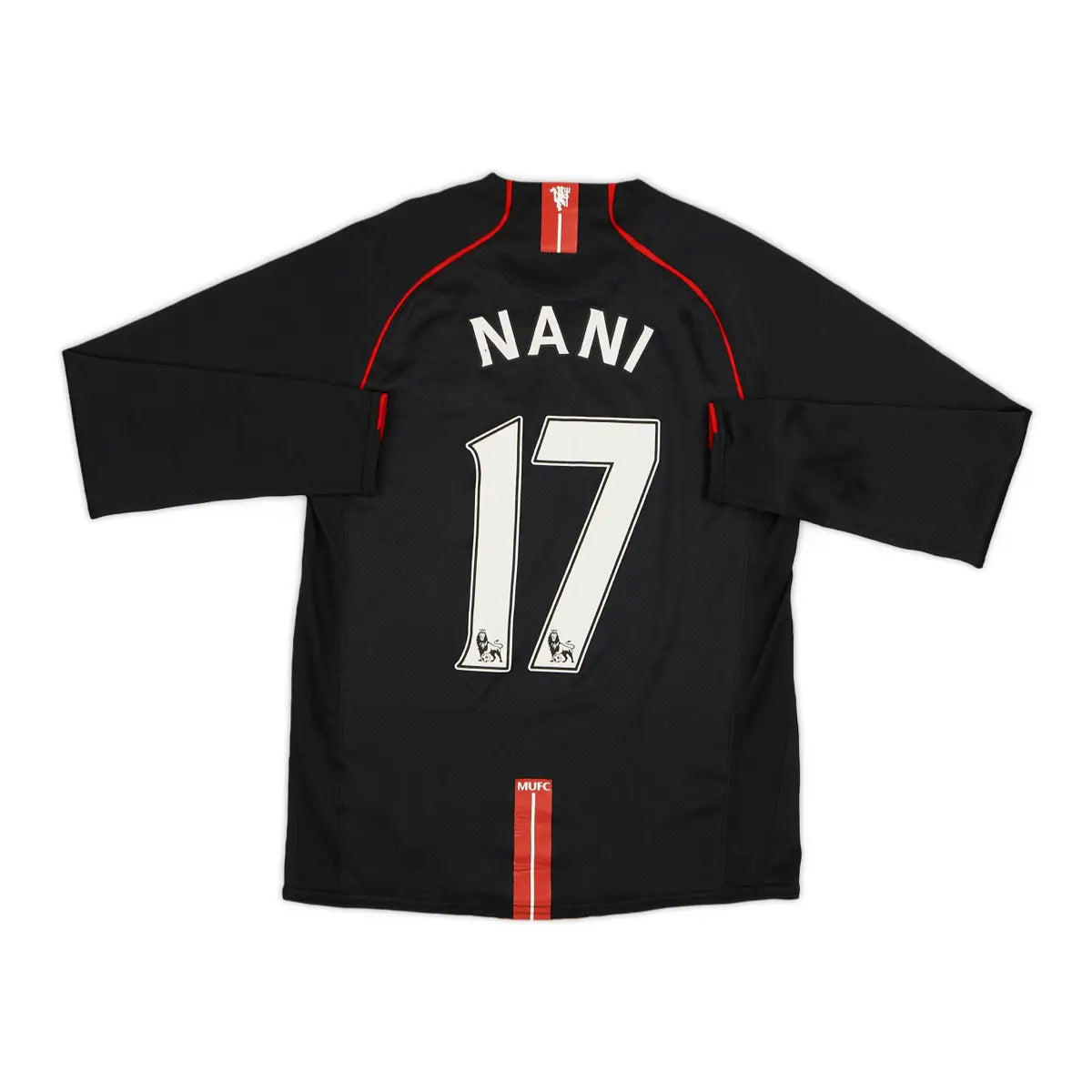 2007-08 Manchester United FC 2a Equipación Manga Larga Jewel Jersey