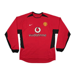2002-04 Manchester United FC 1a Equipación Manga Larga Jewel Jersey