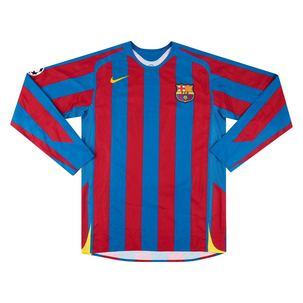 2005-06 FC Barcelona 1a Equipación Manga Larga product image