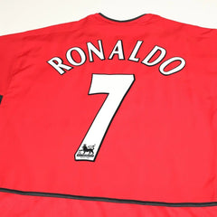 2002-04 Manchester United FC 1a Equipación Manga Larga Jewel Jersey