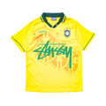 STÜSSY x “BRASIL” RETRO JERSEY - YELLOW GREEN